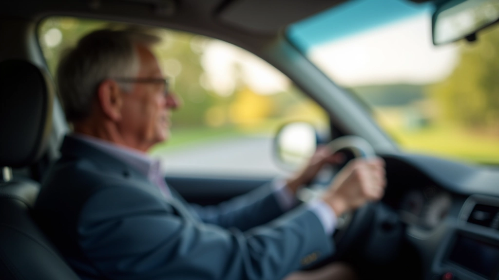 Bandymo važiavimo scena — vairuotojas ir pardavėjas žiūri automobilyje