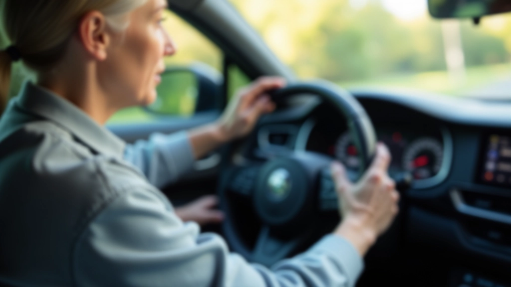 Žmogus peržiūri automobilyje valdymo skydelį su šviesomis ir mygtukais